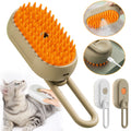 Cat Steam Brush Steamy Dog Brush 3 In 1 Electric Spray Cat Hair Brushes For Massage Pet Grooming